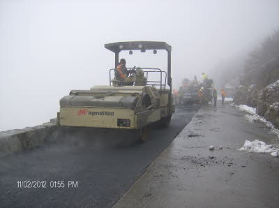 51 Paving near Logan Pass - 2